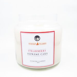 16oz Flame Candle-Strwaberry Pound Cake